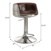 Brancaster Adjustable Stool W/Swivel - 96555