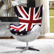 Brancaster British Flag Accent Chair W/Swivel - 59835