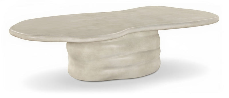 Branna Concrete Coffee Table in Beige - 657Sand-CT
