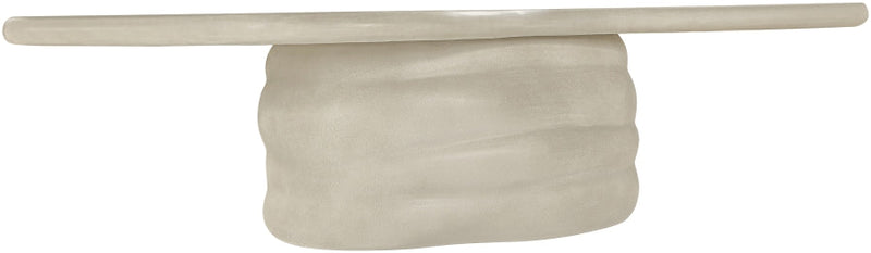 Branna Concrete Coffee Table in Beige - 657Sand-CT