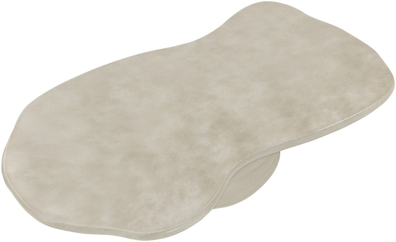 Branna Concrete Coffee Table in Beige - 657Sand-CT