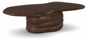 Branna Concrete Coffee Table in Brown - 657Brown-CT