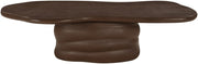 Branna Concrete Coffee Table in Brown - 657Brown-CT
