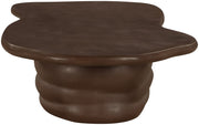 Branna Concrete Coffee Table in Brown - 657Brown-CT