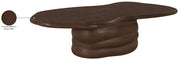 Branna Concrete Coffee Table in Brown - 657Brown-CT