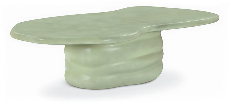 Branna Concrete Coffee Table in Green - 657Green-CT