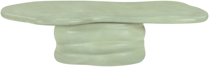 Branna Concrete Coffee Table in Green - 657Green-CT