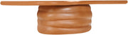 Branna Concrete Coffee Table in Terracotta - 657Terracotta-CT