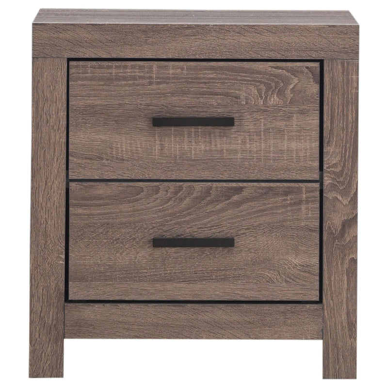 Brantford 2-drawer Nightstand Barrel Oak - 207042