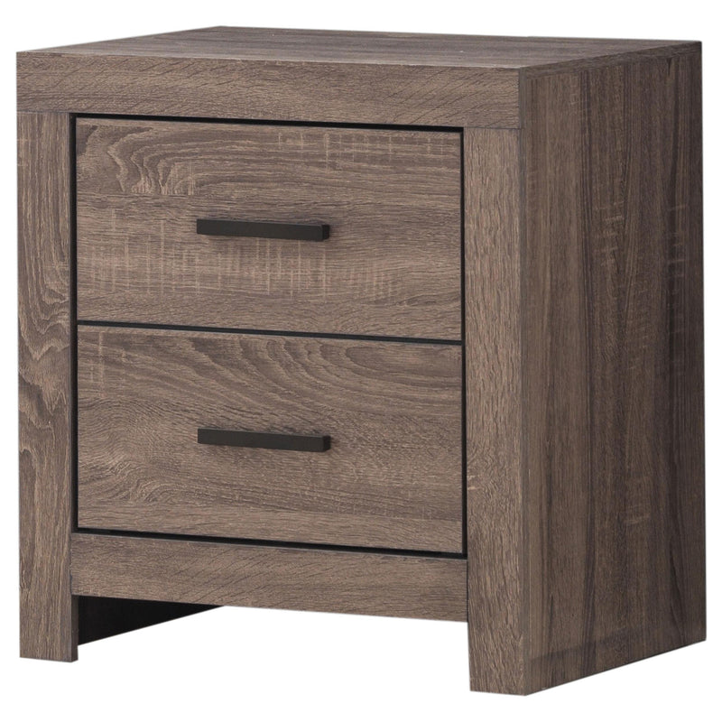 Brantford 2-drawer Nightstand Barrel Oak - 207042