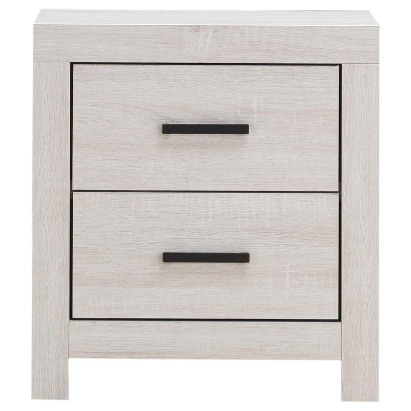 Brantford 2-drawer Nightstand Coastal White - 207052