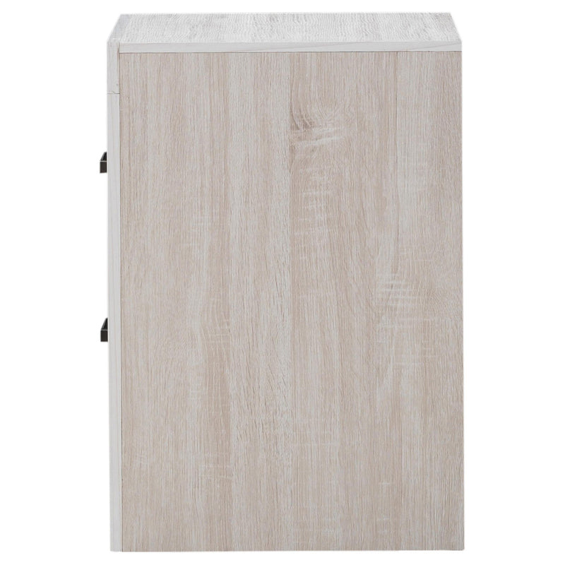 Brantford 2-drawer Nightstand Coastal White - 207052