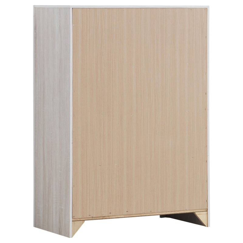 Brantford 4-drawer Bedroom Chest Coastal White - 207055