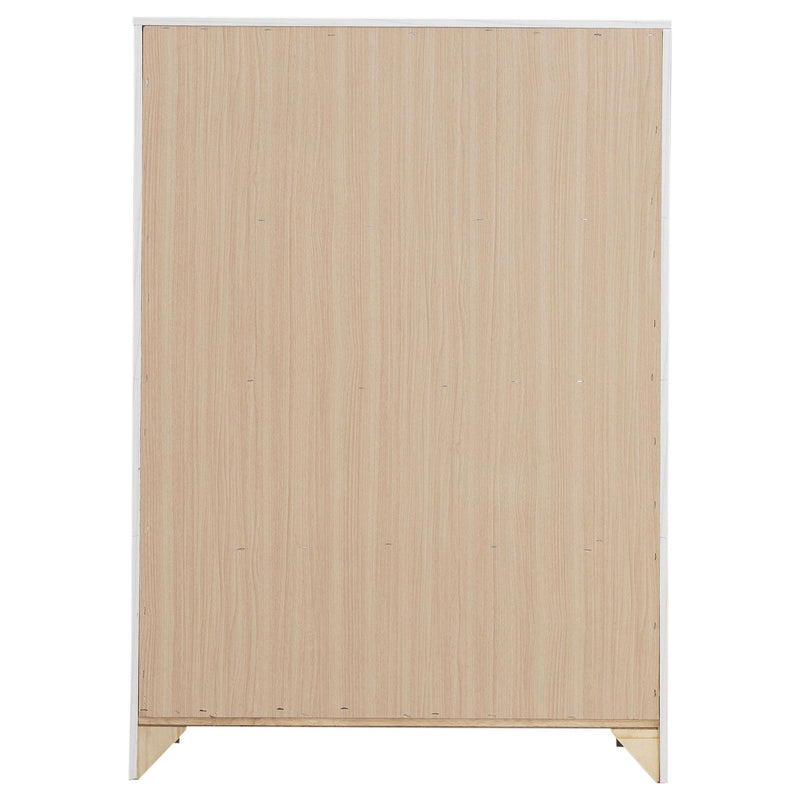 Brantford 4-drawer Bedroom Chest Coastal White - 207055