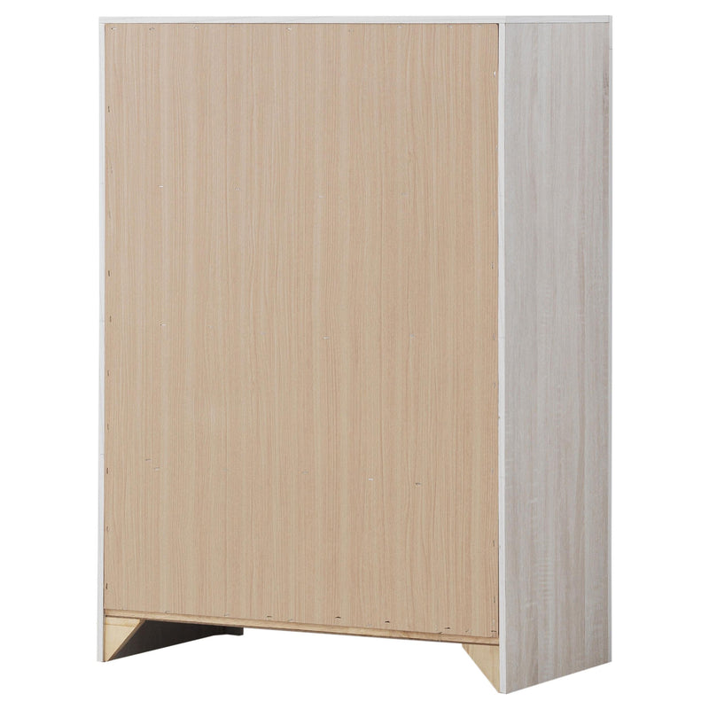 Brantford 4-drawer Bedroom Chest Coastal White - 207055