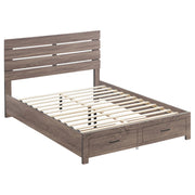 Brantford 4-piece Eastern King Bedroom Set Barrel Oak - 207040KE-S4