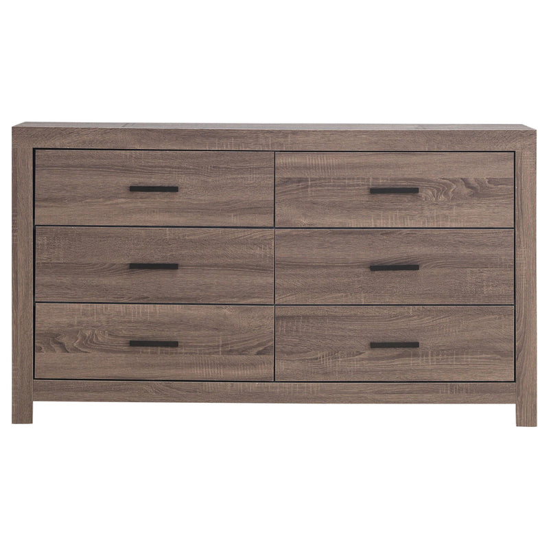 Brantford 4-piece Eastern King Bedroom Set Barrel Oak - 207040KE-S4