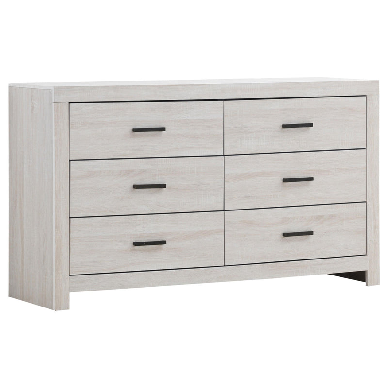 Brantford 4-piece Eastern King Bedroom Set Coastal White - 207051KE-S4