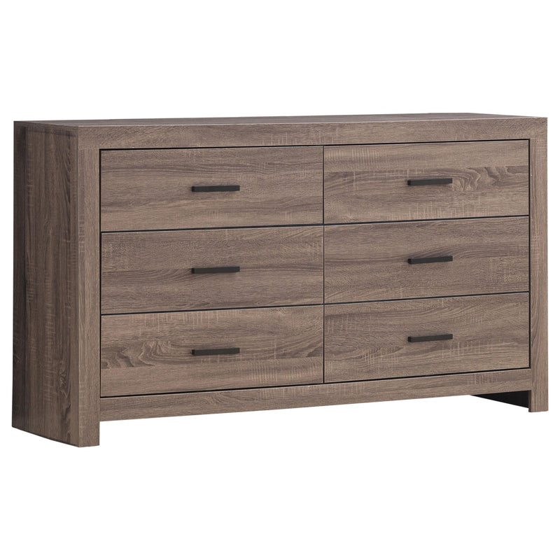 Brantford 5-piece Eastern King Bedroom Set Barrel Oak - 207040KE-S5