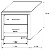 Brantford 5-piece Eastern King Bedroom Set Barrel Oak - 207041KE-S5