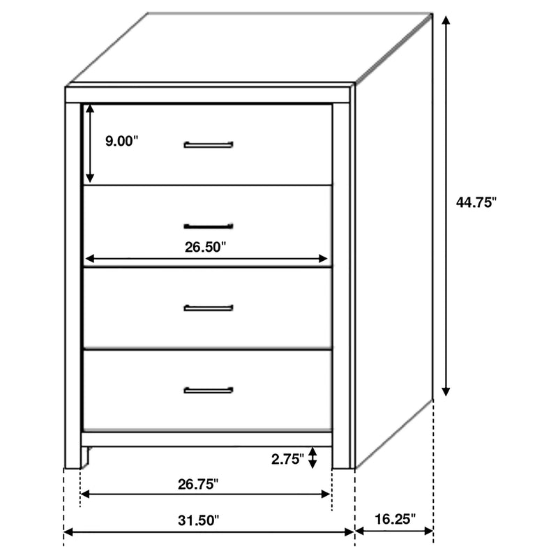 Brantford 5-piece Eastern King Bedroom Set Barrel Oak - 207041KE-S5