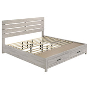 Brantford 5-piece Eastern King Bedroom Set Coastal White - 207050KE-S5