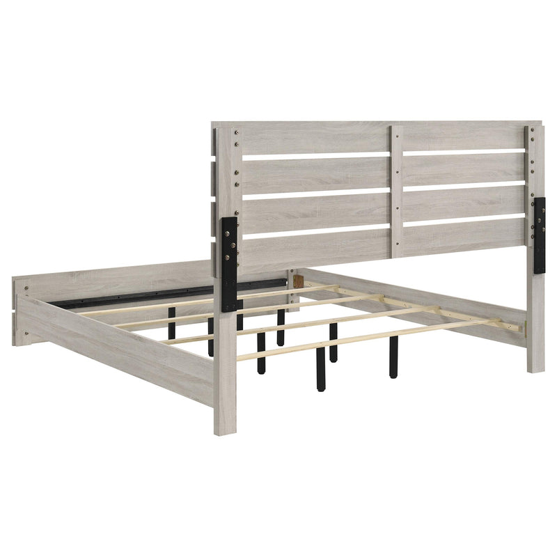 Brantford 5-piece Eastern King Bedroom Set Coastal White - 207051KE-S5