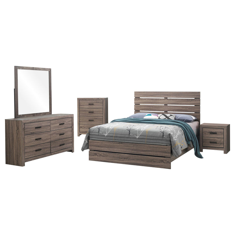 Brantford 5-piece Queen Bedroom Set Barrel Oak - 207041Q-S5
