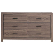 Brantford 6-drawer Dresser Barrel Oak - 207043
