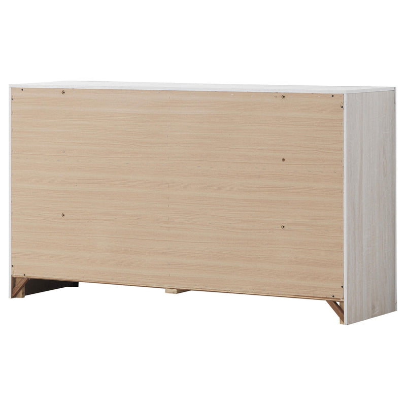Brantford 6-drawer Dresser Coastal White - 207053