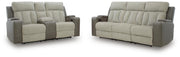 Branthorpe Power Reclining Sofa and Loveseat - PC63204U1