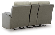Branthorpe Sisal Power Reclining Loveseat with Console - PC6320418