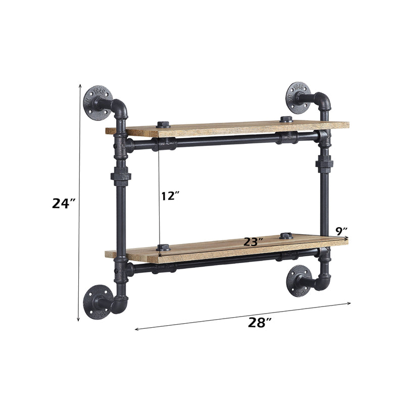 Brantley Wall Rack W/2 Shelves - AC00735