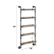 Brantley Wall Rack W/5 Shelves - AC00738