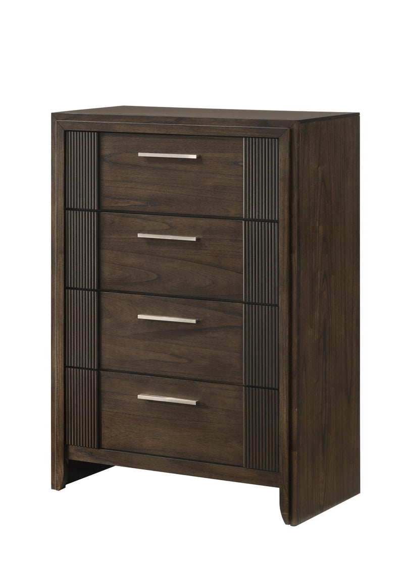 Branx - 5 Drawers Brown Chest - B310-C