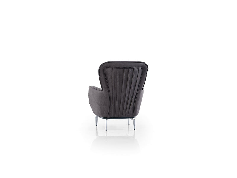 Bravo 3-pieces (Sofa & Loveseat & Chair) Livingroom Set Black in Black - 101-BRA-ZENA-321