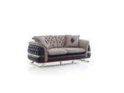 Bravo 3-pieces (Sofa & Loveseat & Chair) Livingroom Set Brown in Brown - 101-BRA-ZENV-321