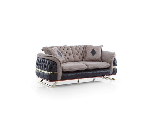 Bravo Convertible Loveseat Brown in Brown - 101-BRA-ZENV-2