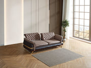 Bravo Convertible Sofa Brown in Brown - 101-BRA-ZENV-3