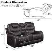 Braylon Motion Loveseat W/Console - 55411
