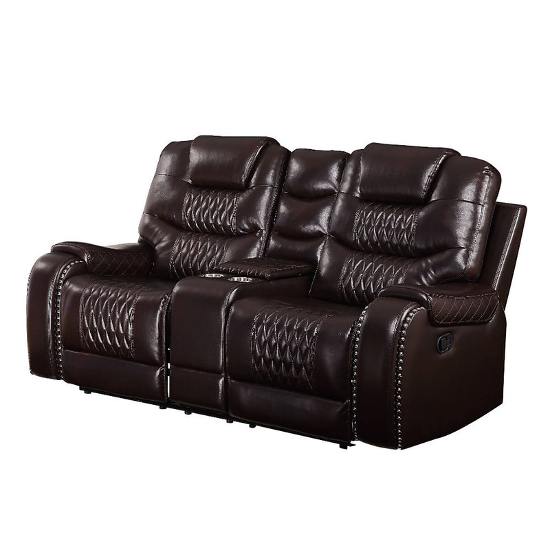 Braylon Motion Loveseat W/Console - 55416