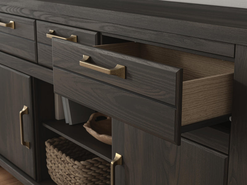 Brazen Valley Dark Brown 71" TV Stand - W2648-268