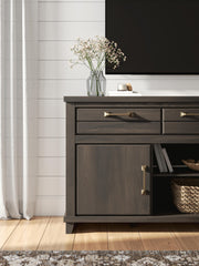 Brazen Valley Dark Brown 71" TV Stand - W2648-268