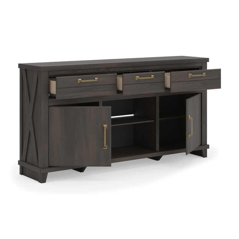 Brazen Valley Dark Brown 71" TV Stand - W2648-268
