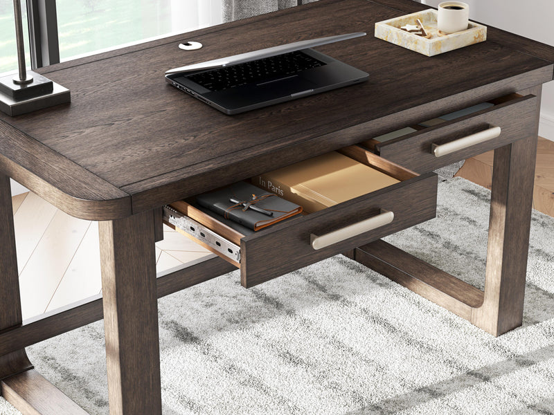Breckington Dark Brown 56" Home Office Desk - H556-44