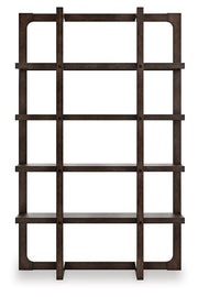 Breckington Dark Brown 76" Bookcase - H556-70