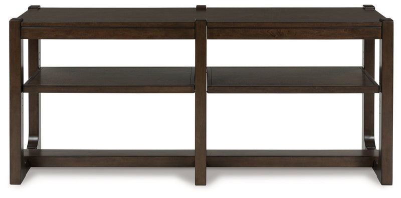 Breckington Dark Brown Sofa Table - T856-4