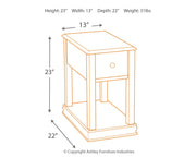 Breegin 2 End Tables in Brown - PKG008420