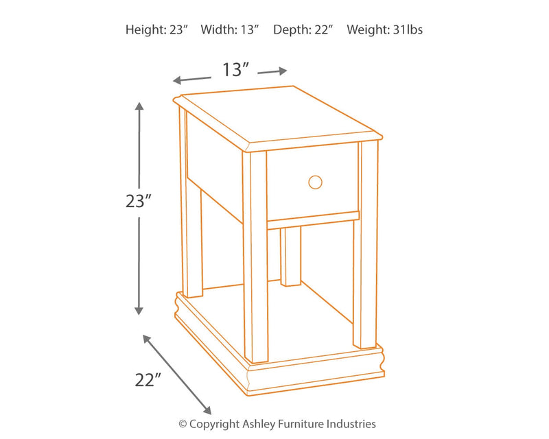 Breegin 2 End Tables in Brown - PKG008420