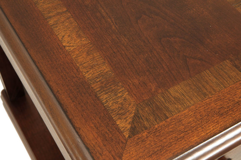 Breegin Brown Chairside End Table - Gate FurnitureEnd Table Chair Side